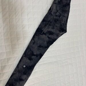 Lululemon Black Tie-Dye Leggings